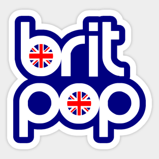 80s Brit Pop Music | 2nd British Invasion | Genre Greats Sticker